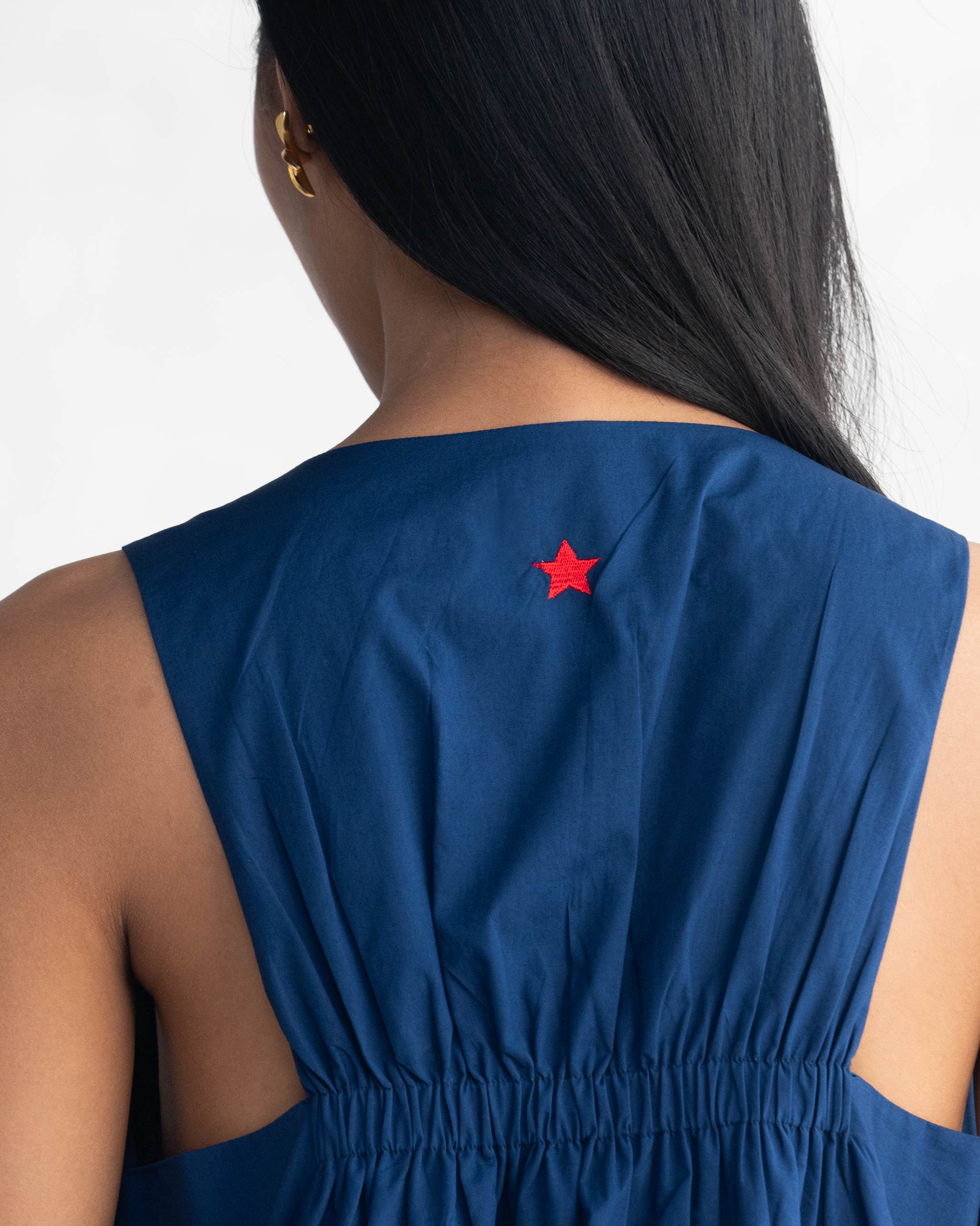 Short Racerback Dress - Indigo