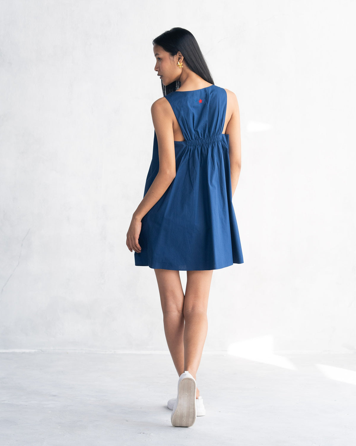 Short Racerback Dress - Navy