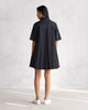 A-line Short Dress - Black