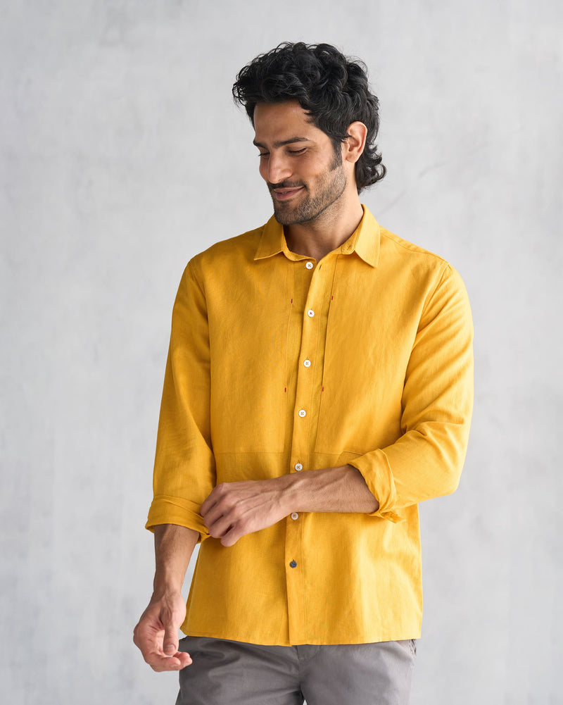 August Shirt - Ochre