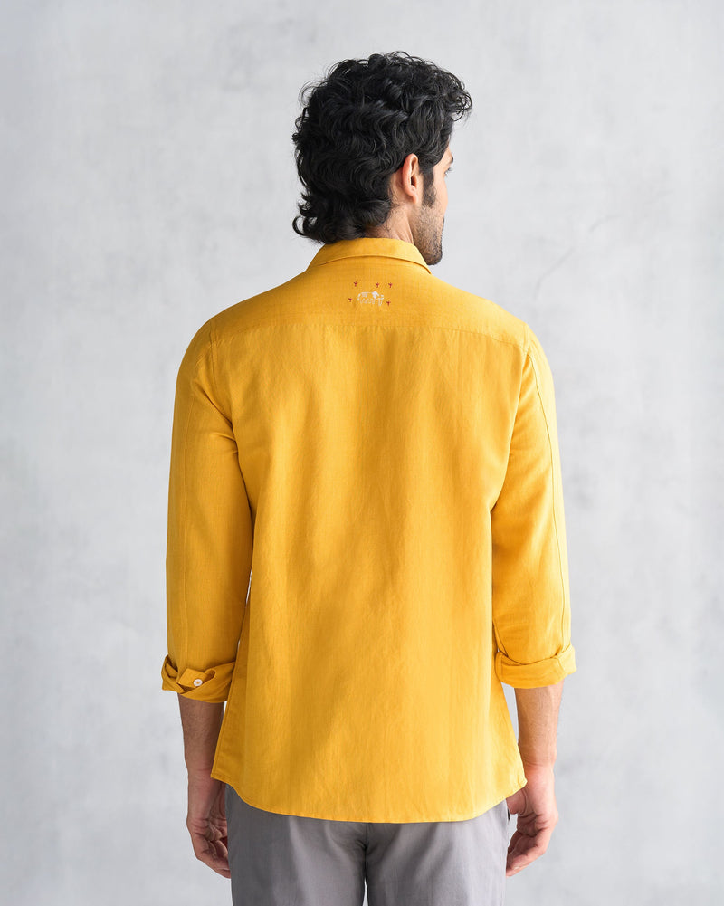 August Shirt - Ochre