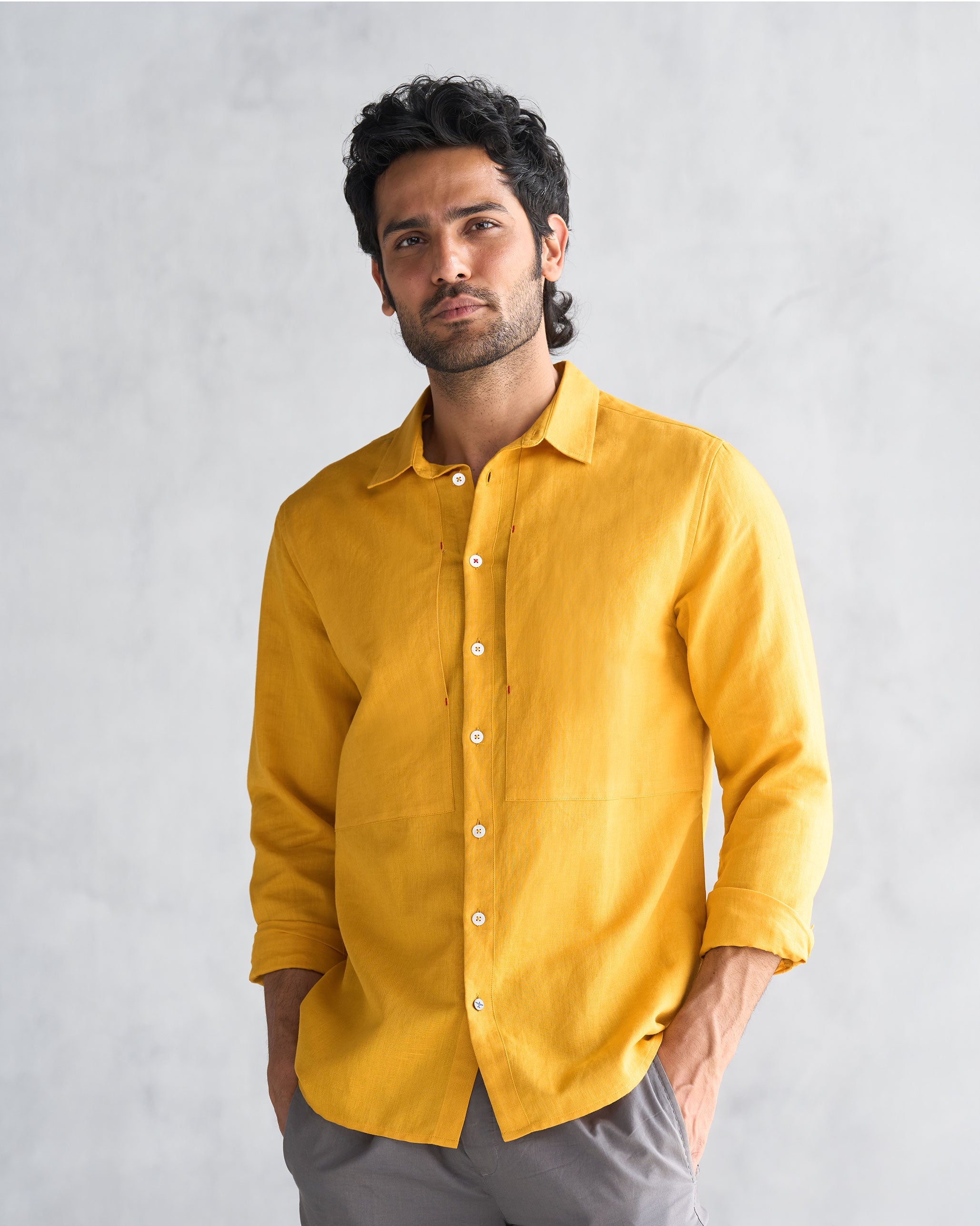 August Shirt - Ochre