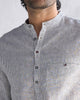 Pondicherry Shirt - Charcoal Stripe