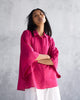 Drop Armhole Shirt - Berry