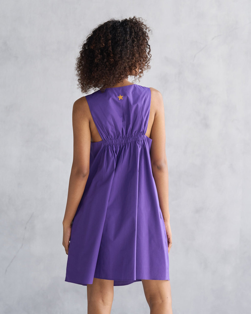 Short Racerback Dress - Purple – Nicobar Global
