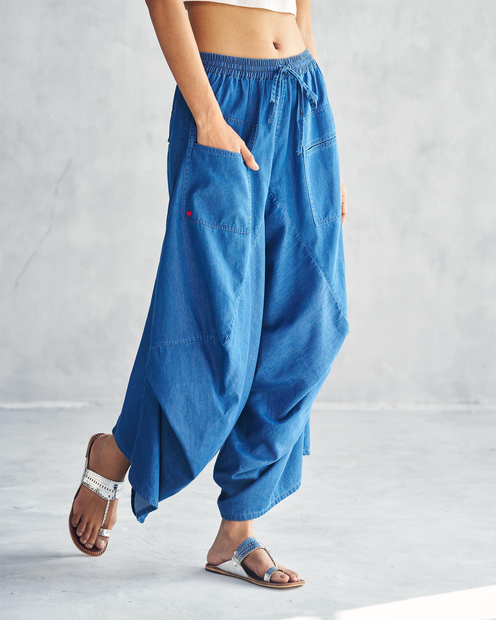 Yoka Trousers - Blue