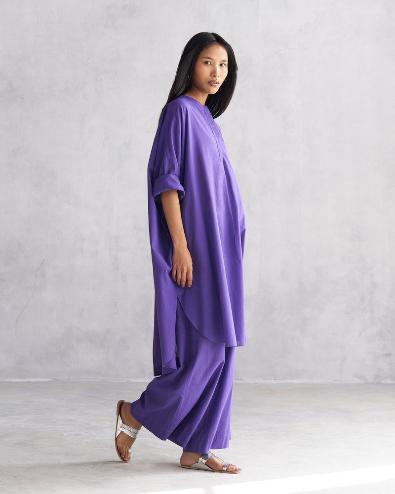 Lazy Sunday Tunic - Purple