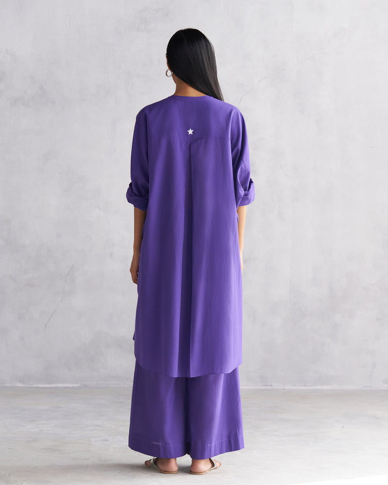 Lazy Sunday Tunic - Purple