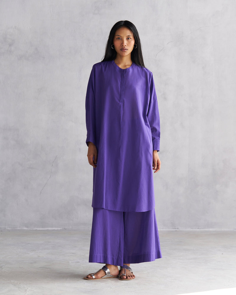 Lazy Sunday Tunic - Purple