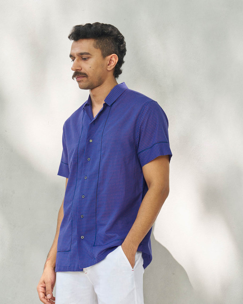 Coastal Shirt - Purple & Berry