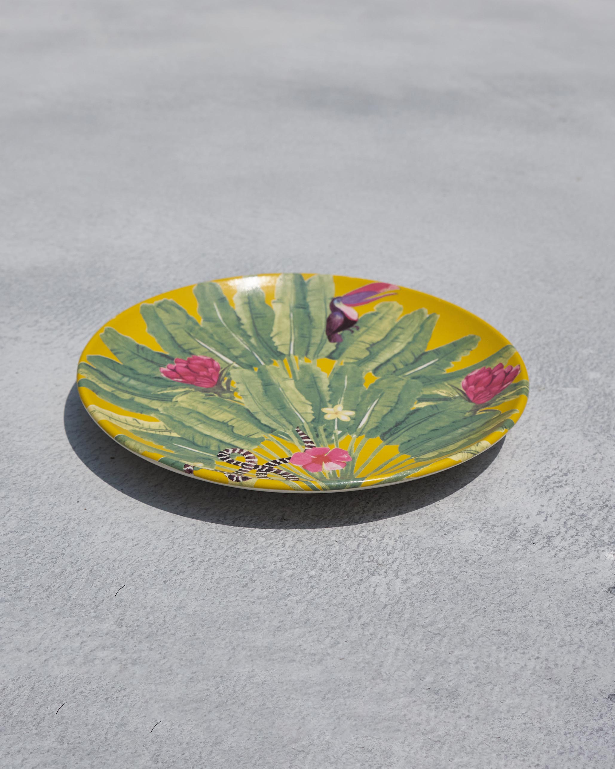 Madagascar Quarter Plate - Yellow