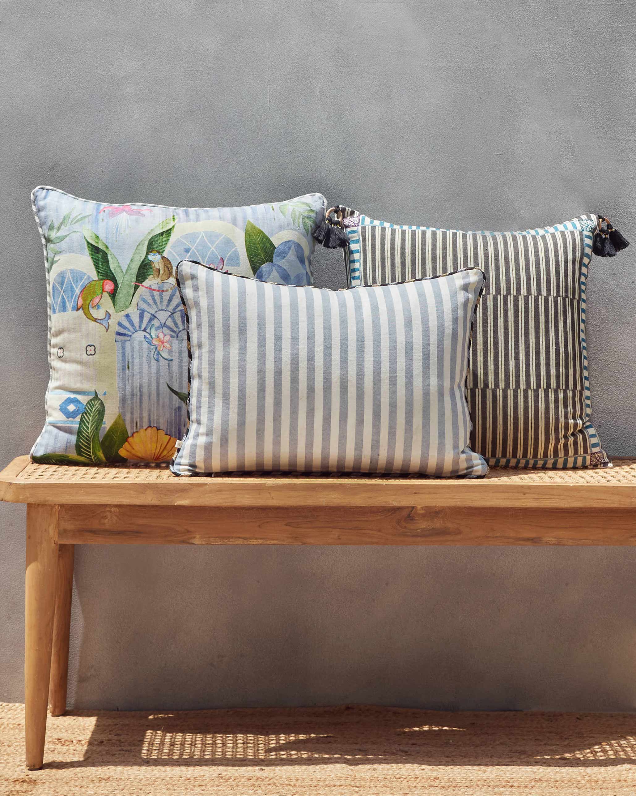 Coastal Evening Cushion Cover - Blue