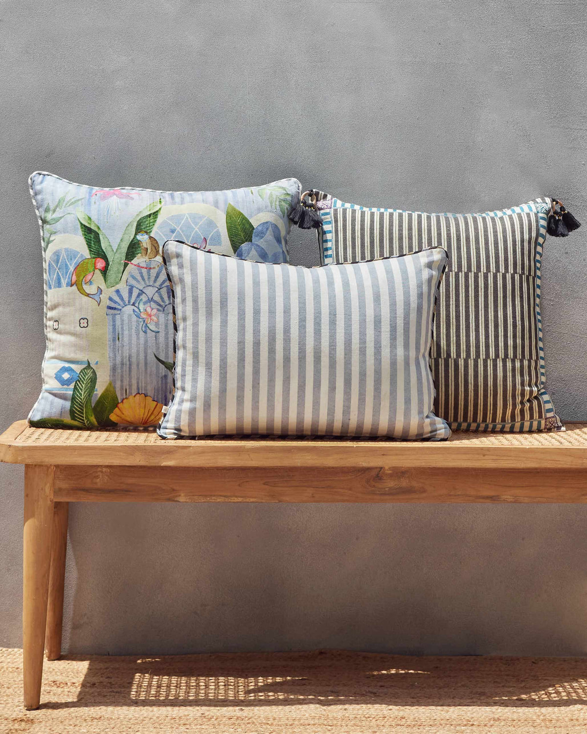 Coastal Evening Cushion Cover - Blue