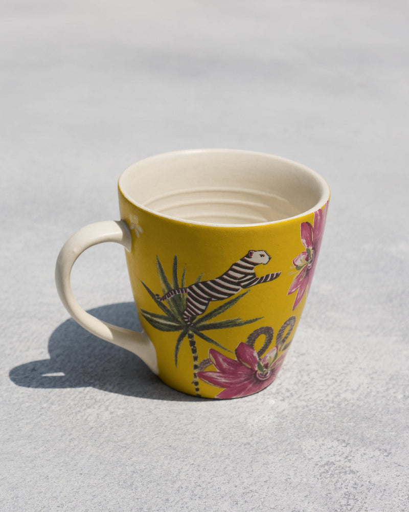 Lemur Conical Mug - Yellow