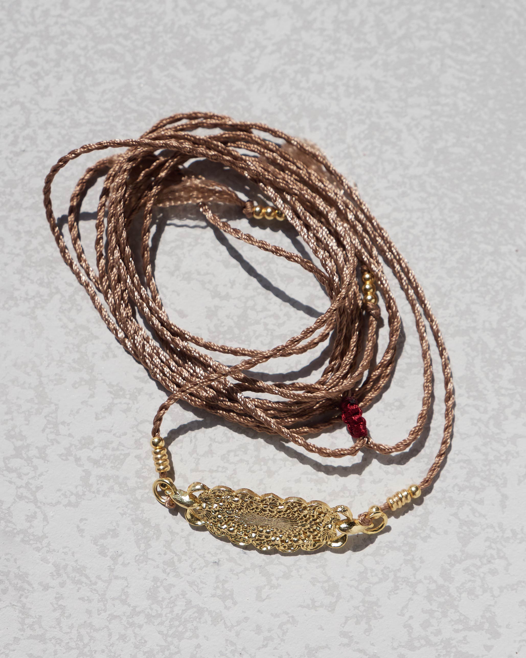 Amulet Necklace - Brass