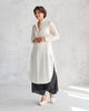 Basic Long Length Kurta - Ivory