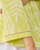 Fern Wrap Top - Lime & Ivory