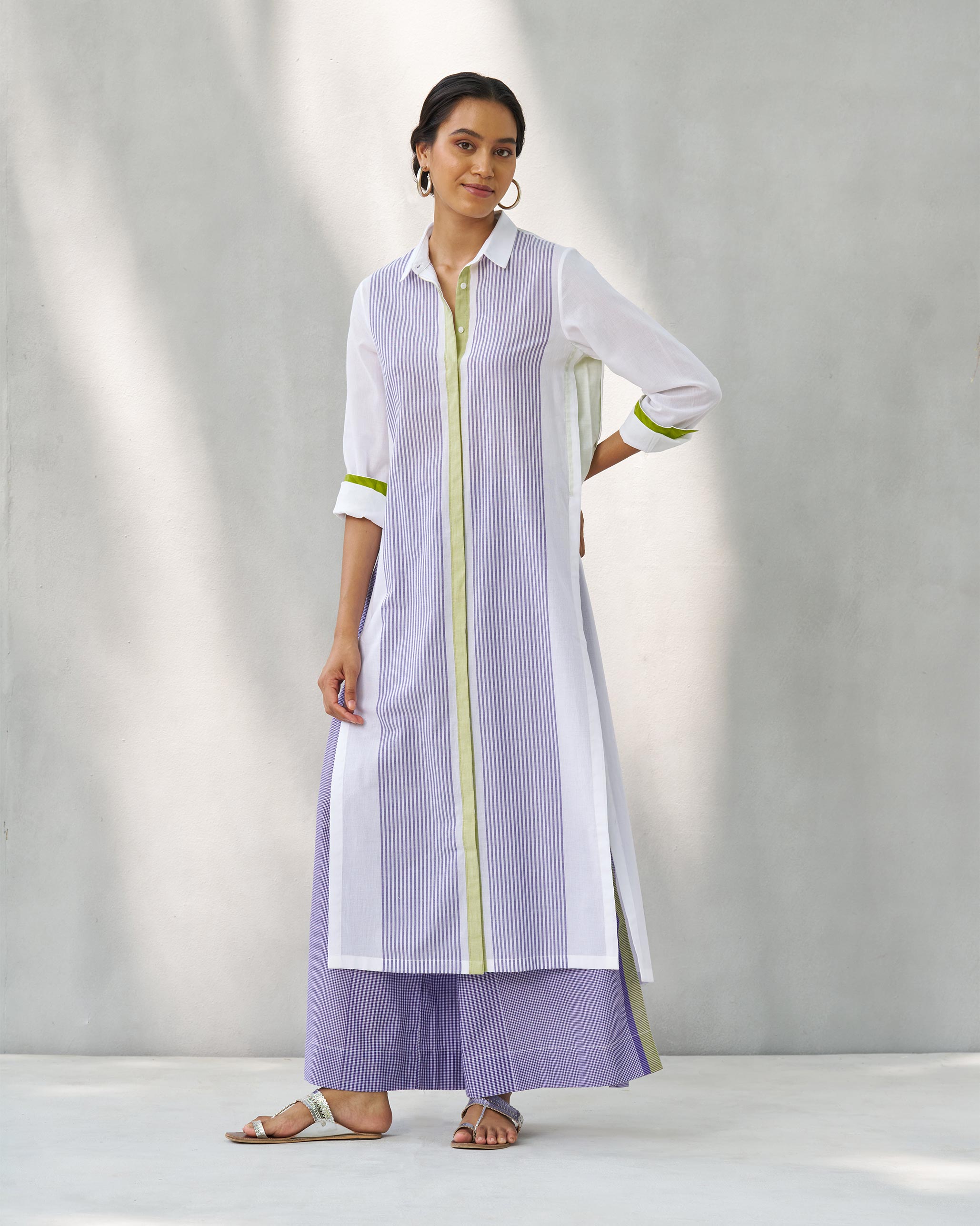 Many Moons Kurta - White