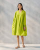 Tapered Dress - Lime