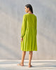 Tapered Dress - Lime