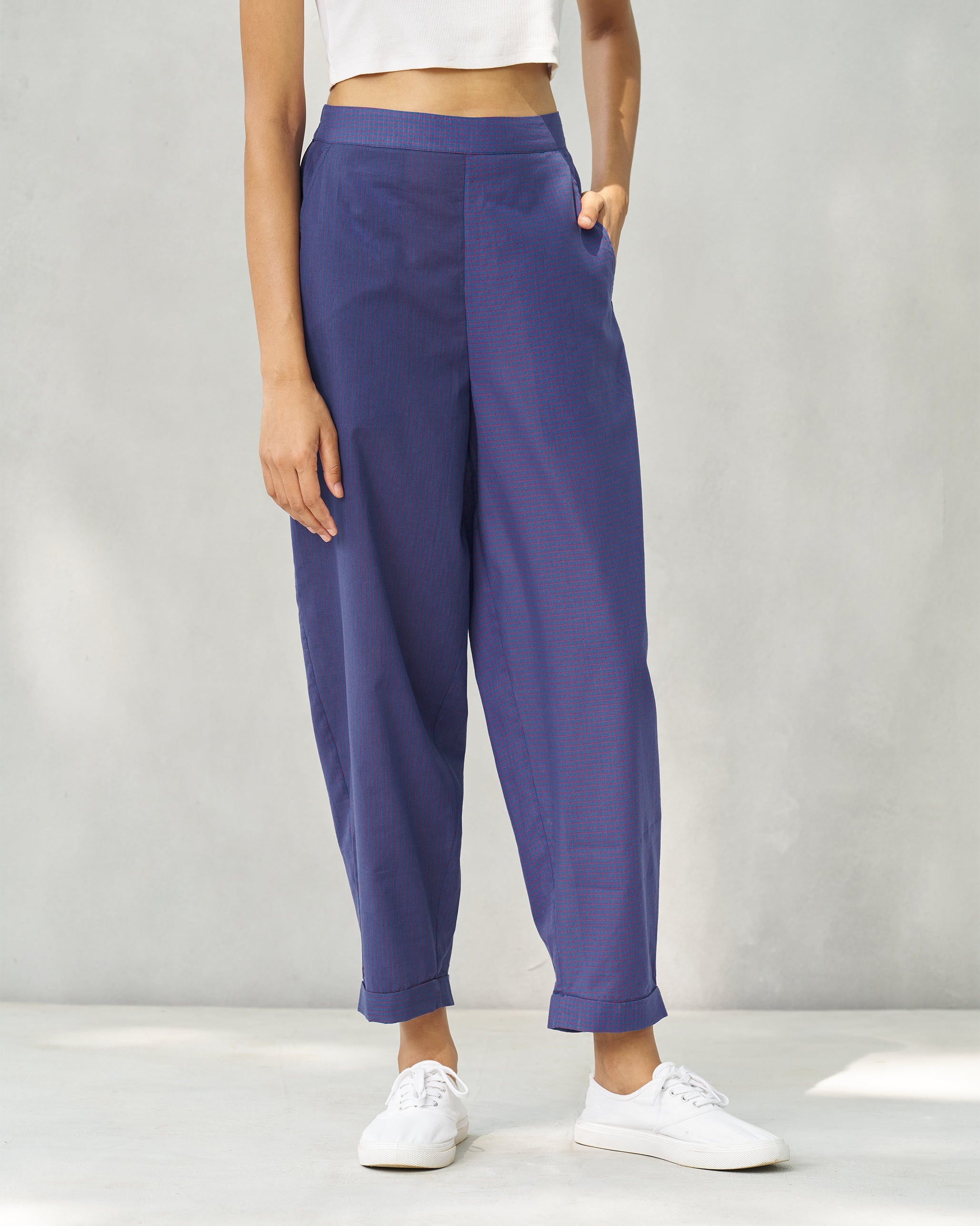 Midori Pants - Purple & Berry