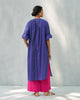 Peasant Kurta - Purple & Berry