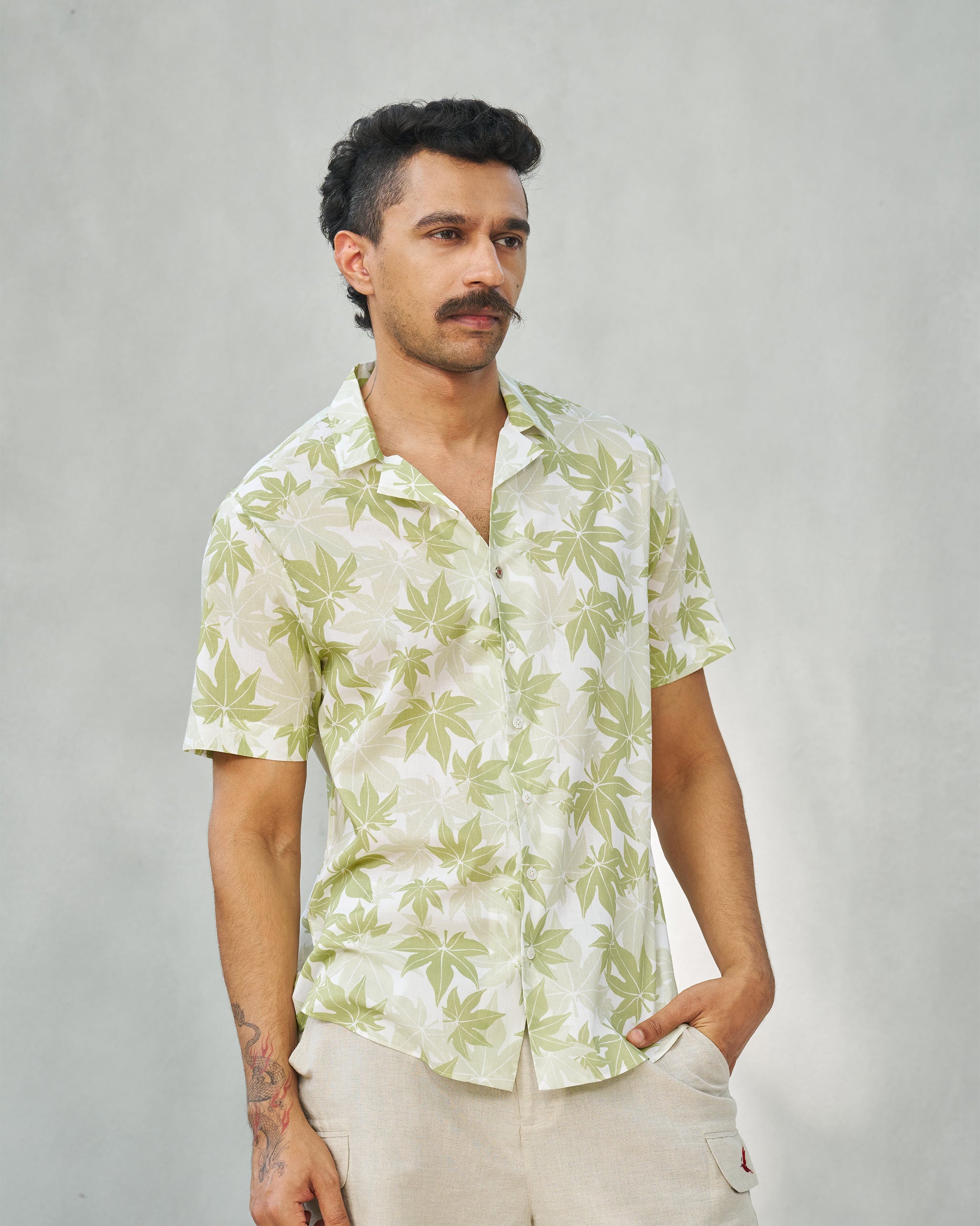 Mistari Shirt - Green