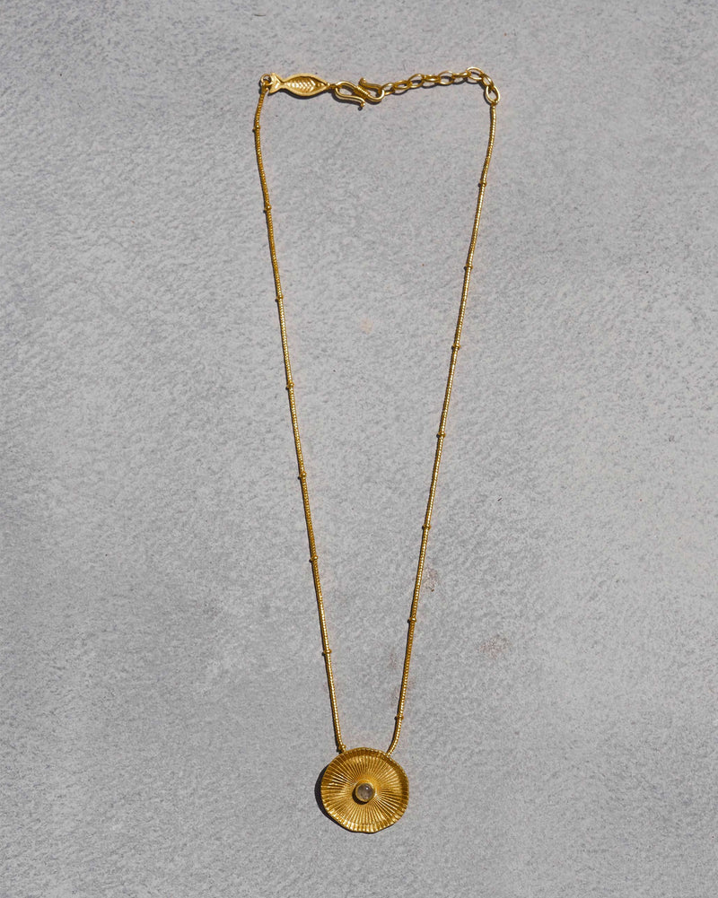 Lilly Pond Necklace - Gold