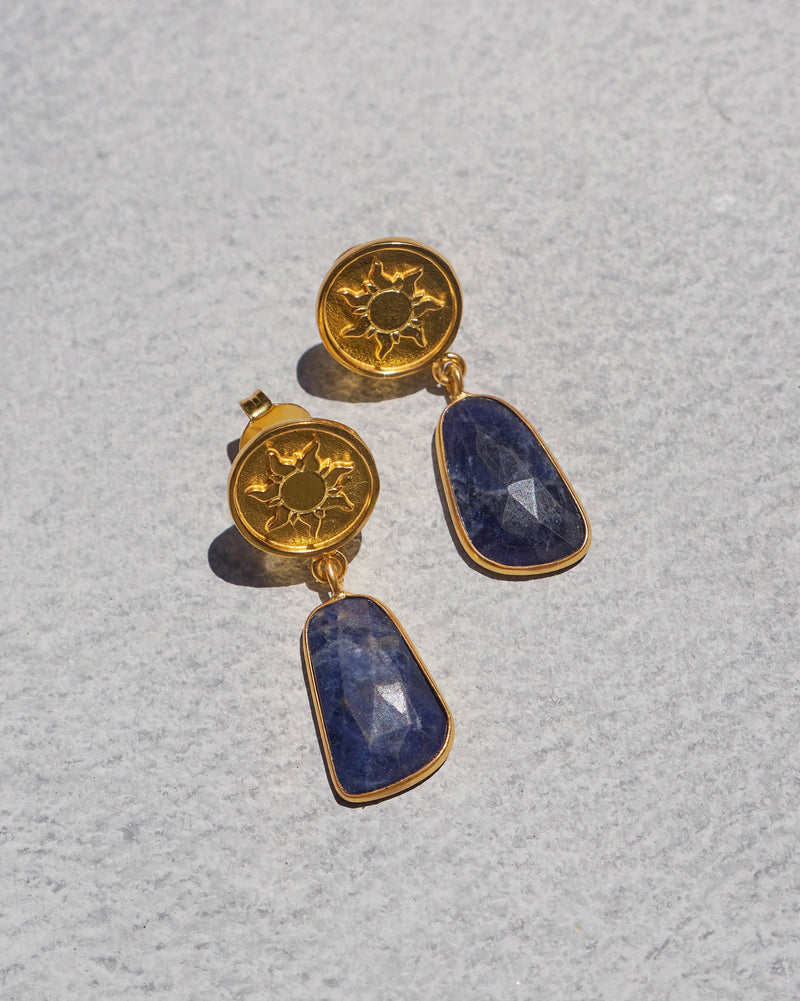 Sunrise Earrings - Blue