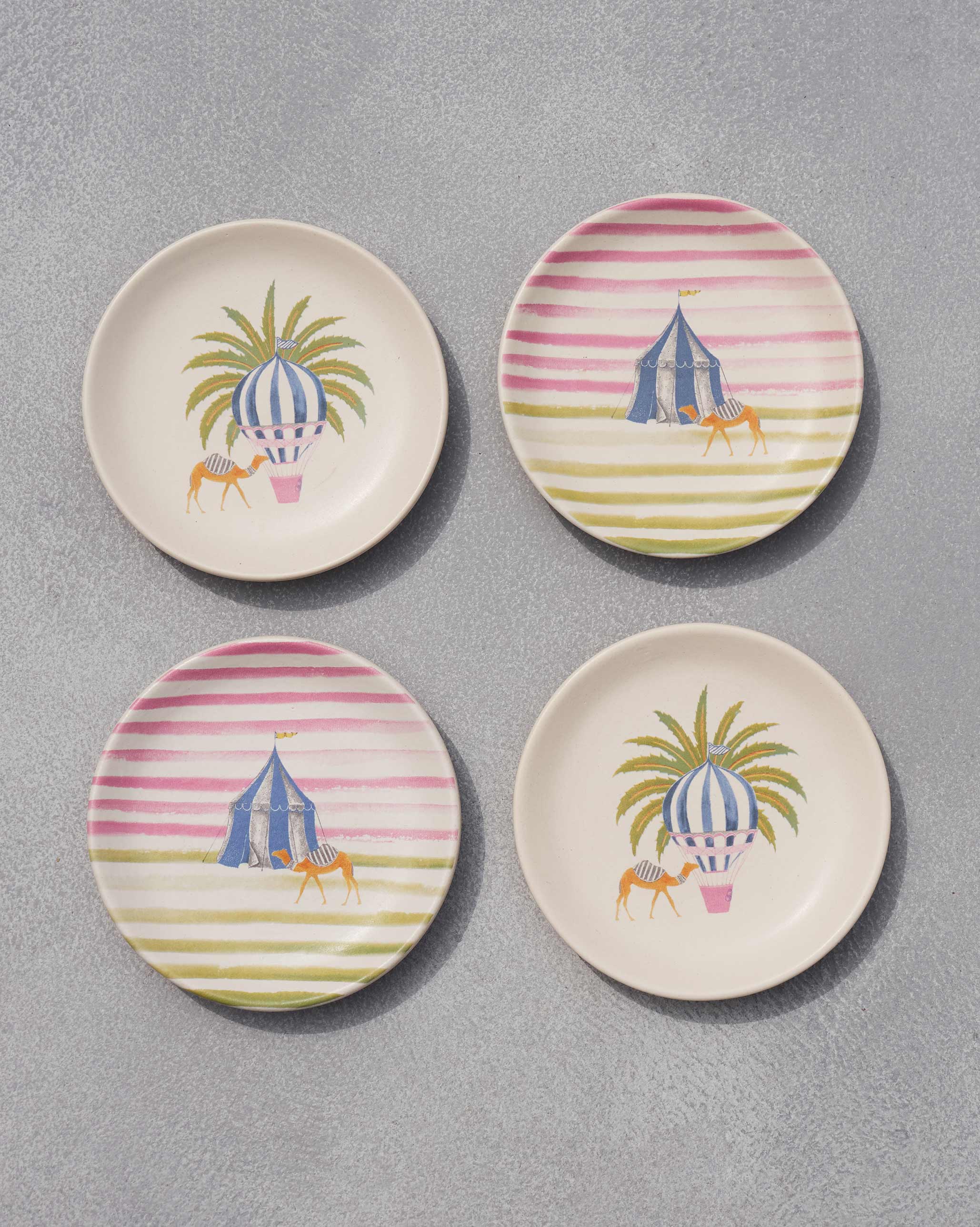 Sahara Tea Plates - Set of 4