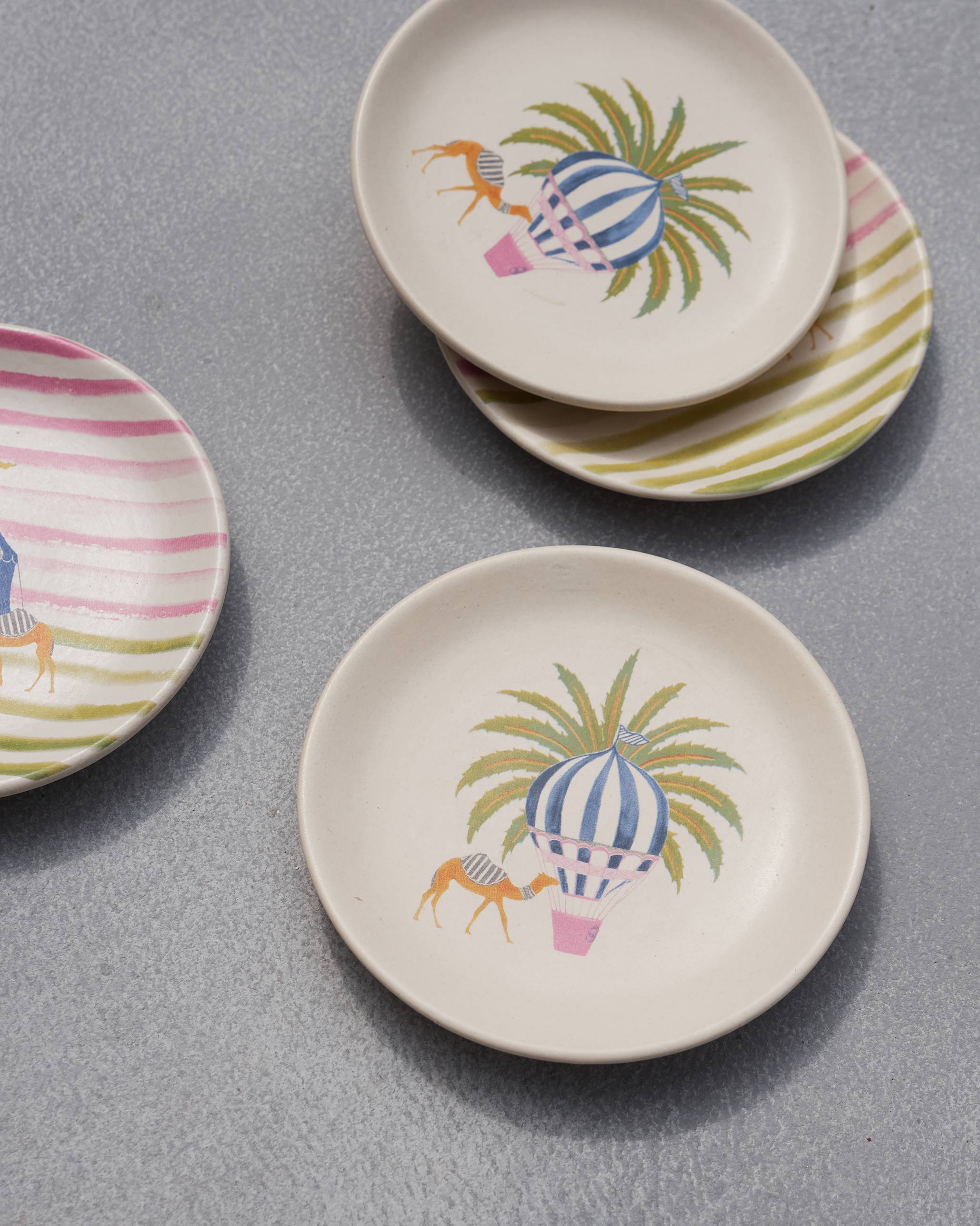 Sahara Tea Plates - Set of 4