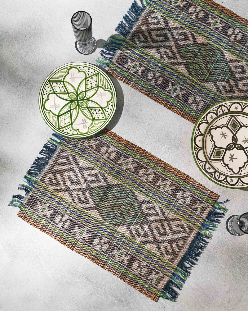 Sitara Ikat Placemat - Green