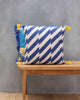 Nizara Pillar Cushion Cover- Indigo