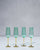 Emerald Champagne Flute - Set of 4