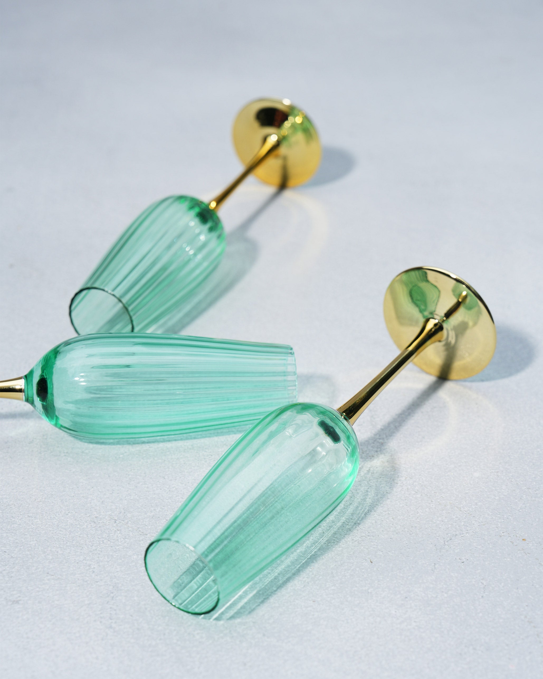 Emerald Champagne Flute - Set of 4