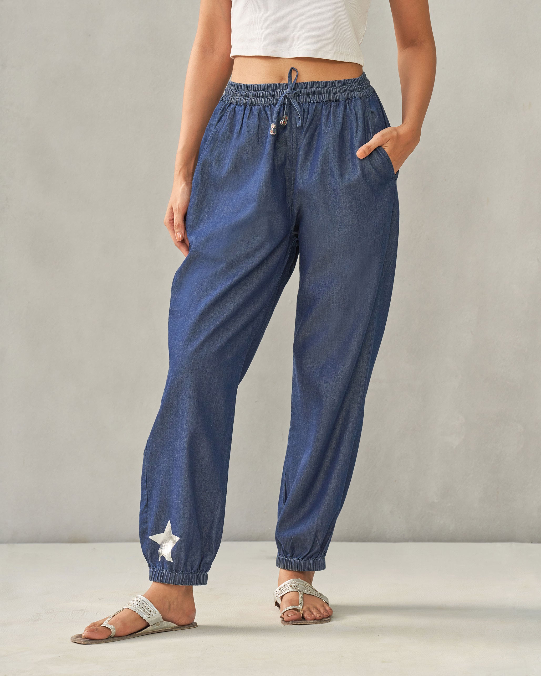 Jogger Pants - Denim