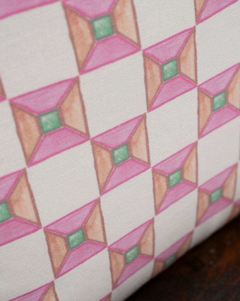 Mosaic Blush Cushion Cover