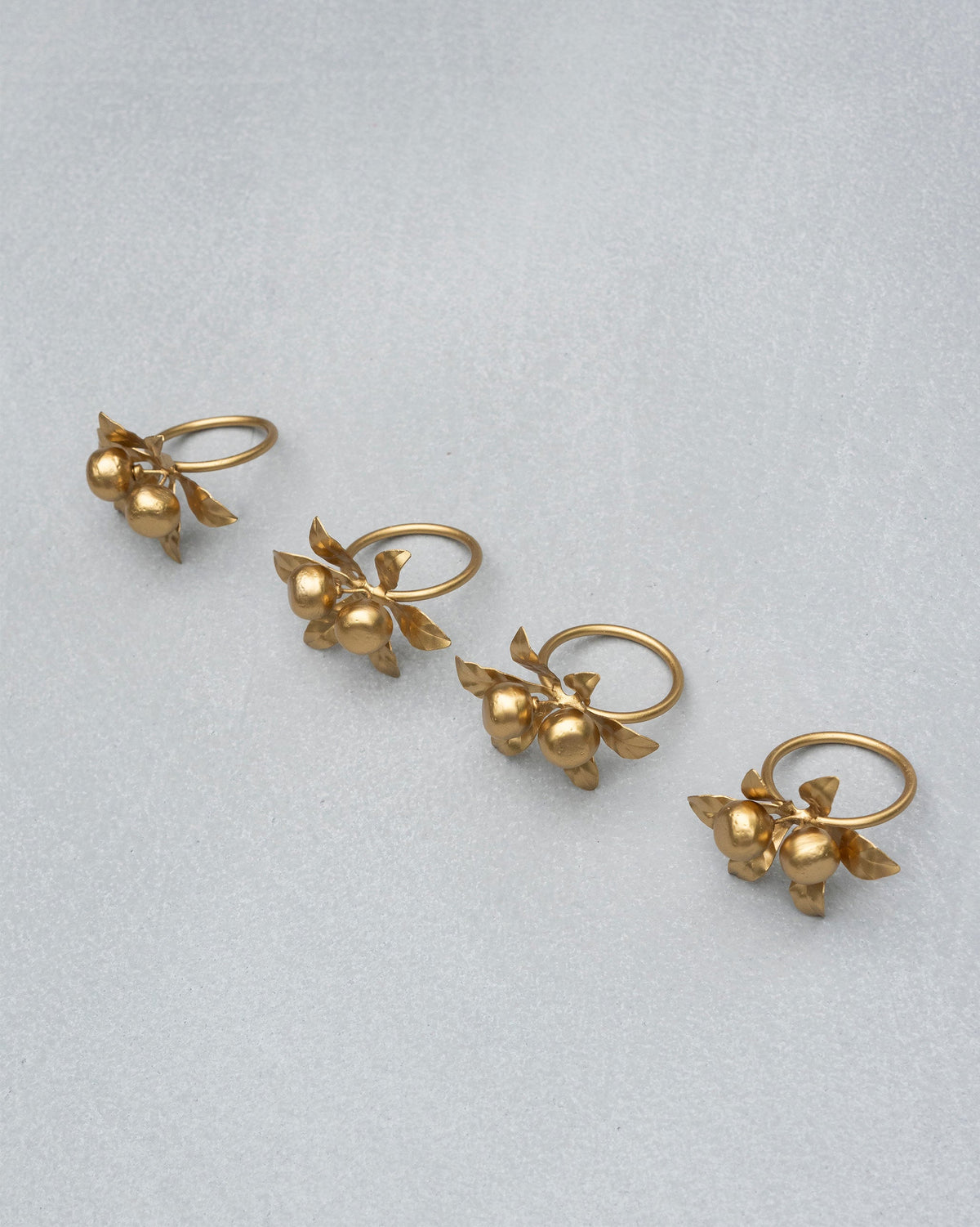Mandarin Napkin Ring - Set of 4