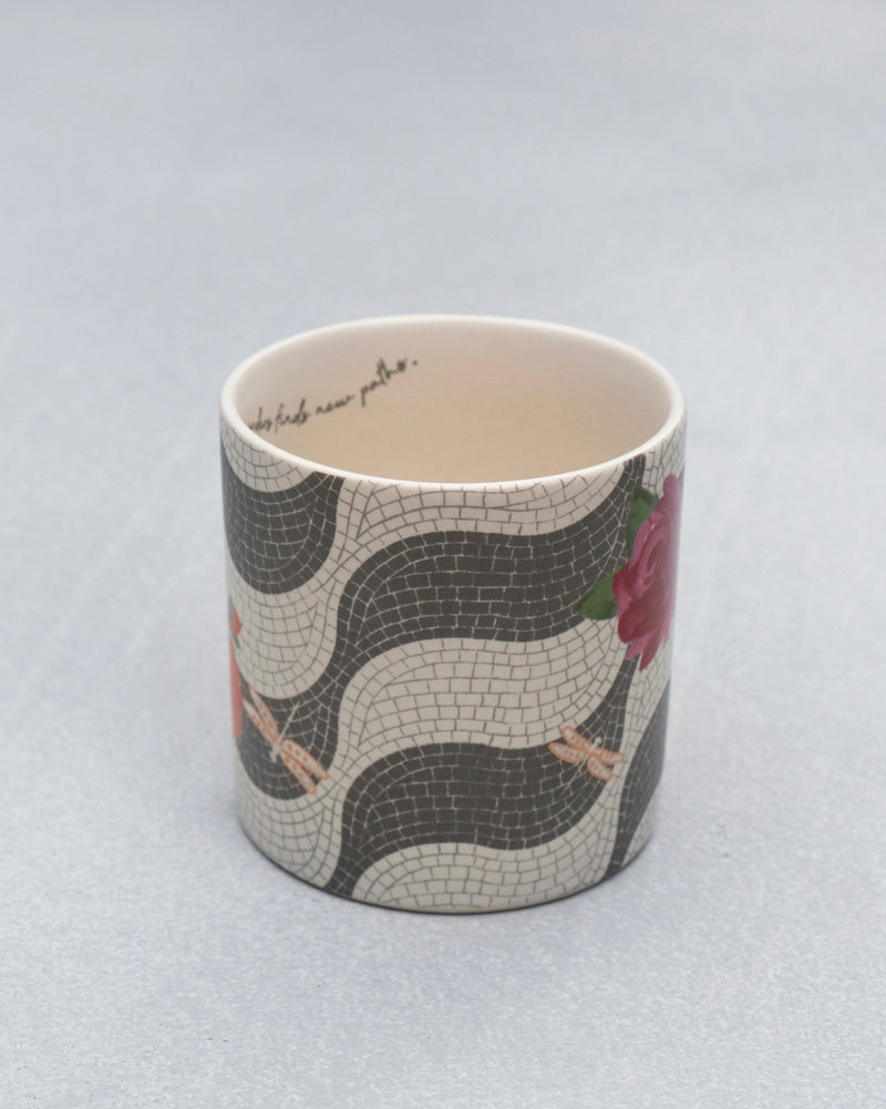 Mosaic Bloom Straight Mug