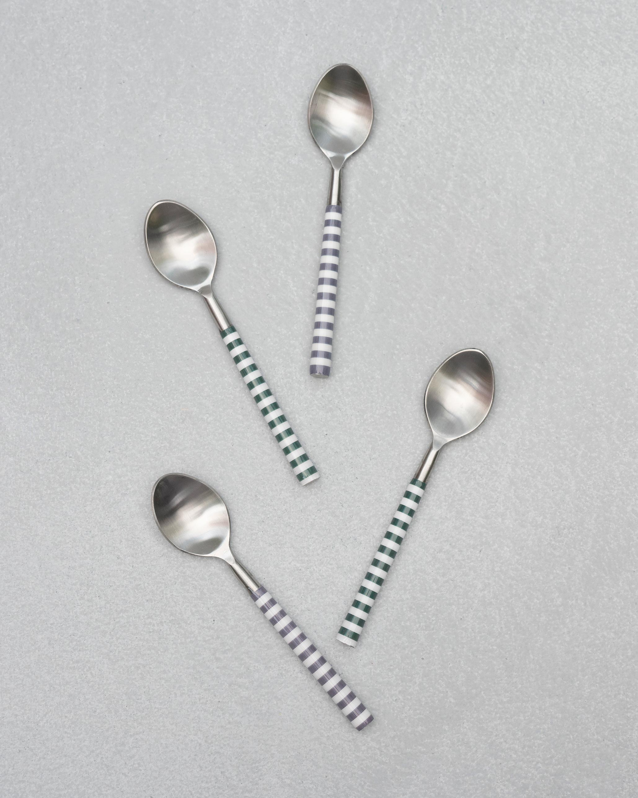 Sahara Stripes Dessert Spoons - Set of 4