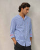 Nawab Shirt - Blue & White