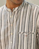 Pondicherry Shirt - Ivory & Grey