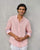 Nawab Shirt - Pink & Ivory