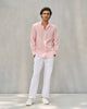 Nawab Shirt - Pink & Ivory