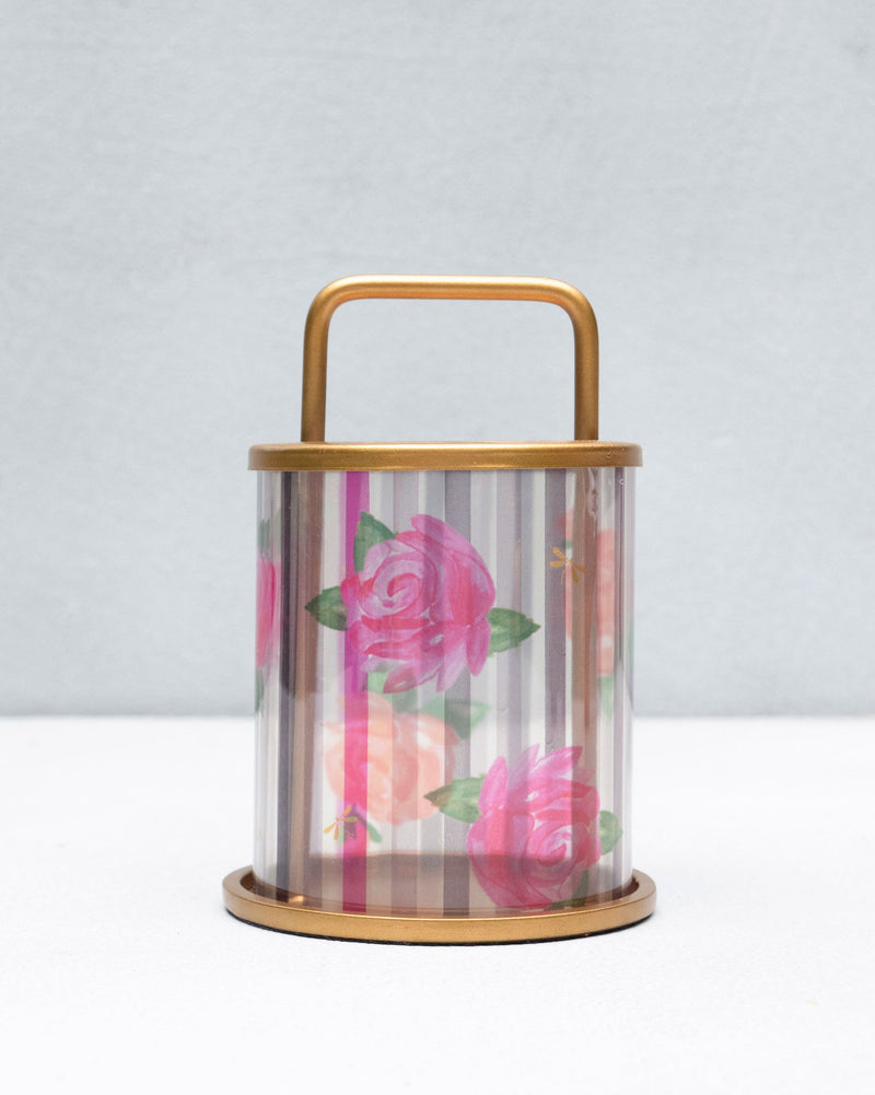 Striped Roses Lantern