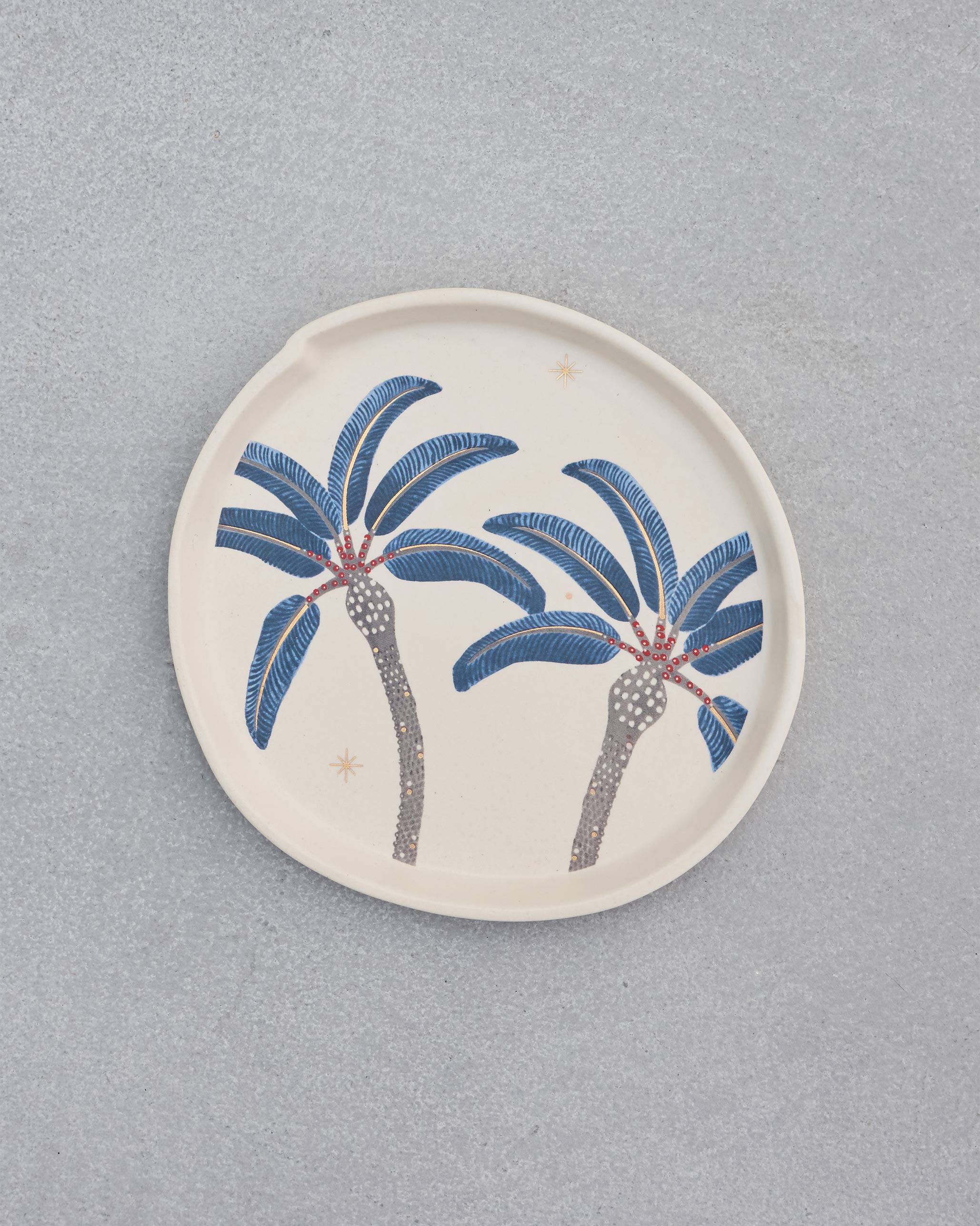 Dancing Palm Dessert Plate