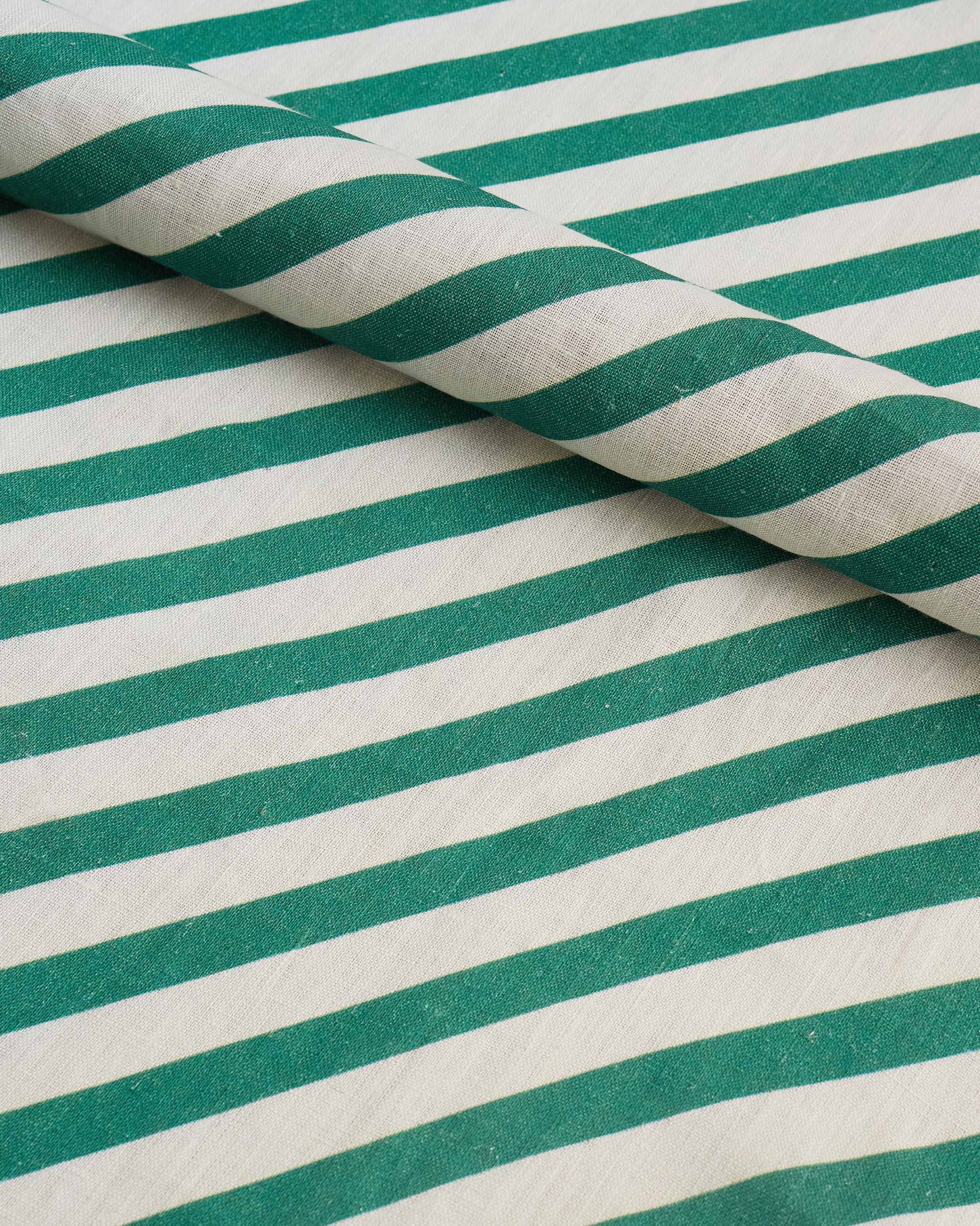 Green Stripe Fabric