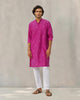 Neckband Kurta - Magenta