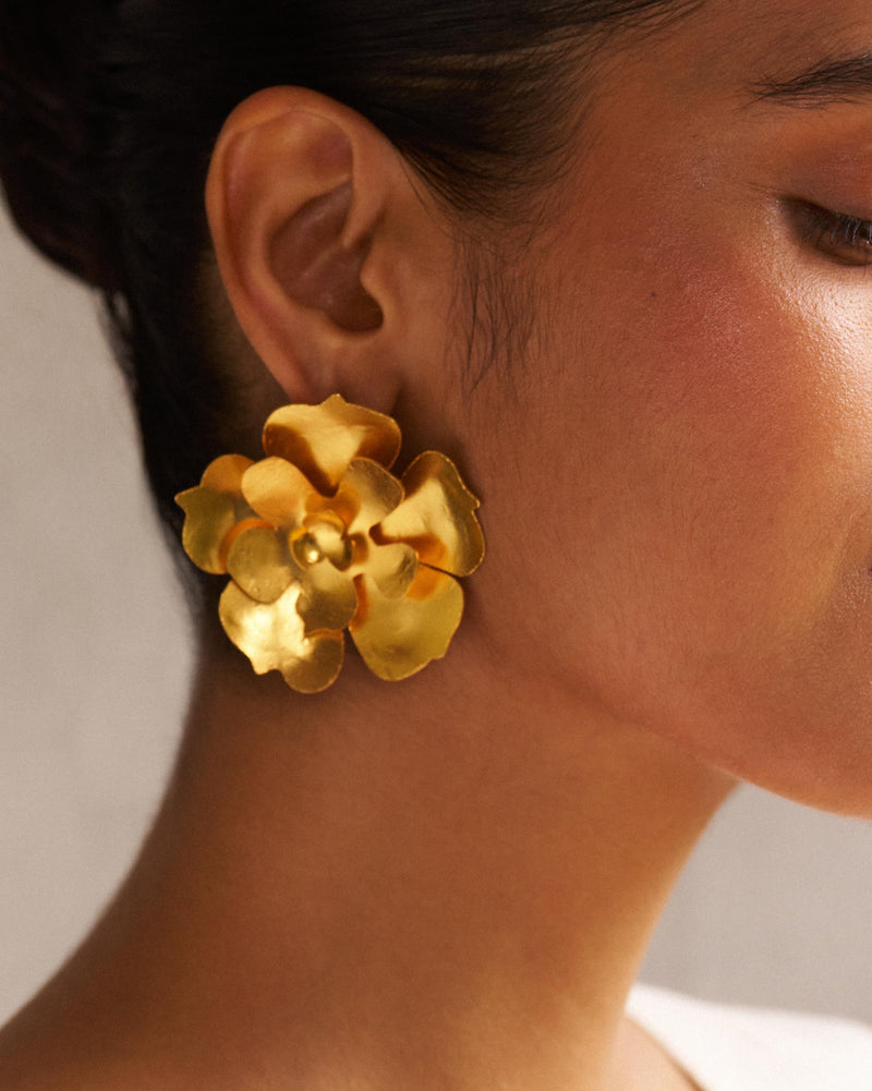 Poppy Earrings - Gold