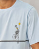 Juggling Giraffe T-shirt - Light Blue